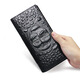 LAIPAI crocodile pattern men's wallet men's long genuine leather men's handbag large capacity wallet clutch bag for boyfriend picture style