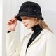 677888 Hat Women's Spring Basin Hat Woolen Fashion Hat Fashion Japanese Spring Hat British Celebrity