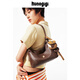 Guliangjiji Baseball HOBO Bag Small Bag Women's Original Design Shoulder Crossbody Bag Yuanyang Brown