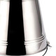 Wenstan W728 stainless steel water lifting bucket, property sanitation hotel cleaning bucket portable outdoor construction site water storage bucket car wash bucket No magnetic thickened bucket without cover 10L