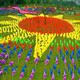 Yingrong Wind Moulin en plein air décoration Sports Rencontrez la maternelle des enfants faits à la main