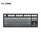 Belly Spirit MK870Pro 87 Taste Obsidian Blackberry Side Mechanische Tastatur Drei-Mode-Obsidian Bluetooth Kabel Wired Bluetooth Customized Computer Game Office Drei-Mode-Obsidian-extremer Tag Yedong Red Achse
