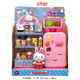Yiyan Pink Kaninchenküche Kühlschrank Mini-Schminktisch Simulation Medizinisches Werkzeug Waschmaschinen Mädchen spielen Hausspielzeug 17062 Yiyan Pink Rabbit-Fashion Tasche