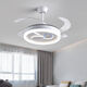 Shaoguan 2024 Nouveau ventilateur Light chambre principale chambre principale ventilateur de plafond invisible lumière ménage moderne ménage intégré de plafond de ventilateur