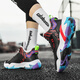 Vantodi Herrenschuhe 2024 Herbst- und Winter neue Schuhe für Männer vielseitige Teenager Sport High-Top-Basketballschuhe Nicht-Schlupf-Dad-Schuhe A757 Schwarz und Rot [hinzugefügt Fleece] 41