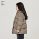 
jnby by JNBY Jiangnan cloth children's clothing autumn and winter down jacket thickened warm soft hooded boys, girls and children 1NAC12610 216 wax pink camel color 120 cm