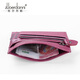 Sac de carte zordani pour femmes mini mode ultra-mince multi-cartes à carte de vache de vache de vache sac de carte sac pour cartes de carte de carte de carte de carte de carte de carte 1020 gris orchidée