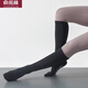 Yu Zhaolin Professional Yoga Long Socks Women's Pressure Sports Fitness Non-Slip Professional Running Split Toe Pilates Calf Socks Five Finger Calf Socks Black Pair