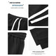 Dingfengbaoluo Casual Hosen Herren Frühling und Sommer Trendy Marke Lose gerade und vielseitige atmungsaktive sportlange Hosen 9789 Schwarz S