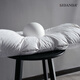 Almohada de almohada de sidanda almohada de vértebras cervicales almohada de cuello nuevo tecnología antibacteriana núcleo de almohada 95 almohada de terciopelo de ganso blanco 2025 Modelo general actualizado Modelo general [Altura sugerida 160-180]