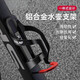 Xulin German brand bicycle water bottle rack aluminum alloy mountain bike universal one-piece wear-resistant cycling equipment water rack upgraded black one-piece aluminum alloy water rack