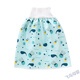 Bebé a prueba de la cama Pañal falda del pañal Anillo de pañales Pañal para niños Pañal para niños Policita impermeable y lavable de algodón puro de algodón de algodón alto de algodón alto Sellado Fello de sello lleno de oso (0-4 años)
