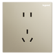 Panel de zócalo de interruptor de legrand Yijing Milán Gold Five Hole con Housevolio USB 86 Tipo de doble control de la pared enchufe de cinco hoyos