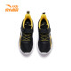 ANTA (ANTA) Children's Sports Shoes Boys' Shoes 2023 Spring Mesh Velcro Soft Sole Comfortable Campus Running Shoes [Men's Mesh] Black/Yellow/White 5568A-338 Size/24cm