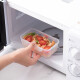 Caja de almacenamiento de refrigerador de camelia Caja de frescura de fruta especial Caja de foca de alimentos de plástico de plástico congelado [1050 ml] Naranja