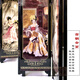 东方工意屏风桌面摆件旅游纪念品 家居装饰品中国风特色外事商务出国礼品 京剧脸谱