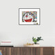 SUNWAYART Death NYC autographed limited edition Doraemon children's room decoration painting sunflower hanging painting 32*45cm Sunflower & Doraemon (including framing) 44.5 57.5cm