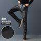 SexeMara new leather pants for men slim motorcycle tight black motorcycle foot pants spring and autumn plus velvet thick Korean version slim leather pants single thin leather 35 (2 feet 8)