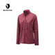 Schwarzer Yak Herbst Frauen im Freien Freizeitstillstand Stretch Stretch gestrickt rote Jacke FLW684 Red 165/88a