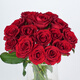 Jingdong Flowers Roses Red Roses 10 Ruyi Base Fresh-cut Flowers Water-raised Flower Arrangements Life Bouquets Gifts Straight from the Source