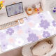 
Ye Yu purple butterfly flower mouse pad super large high-value girl wrist guard computer office writing mat table pad RK-3893丨Purple thickened lock edge 37 cm * 25 cm 2MM
