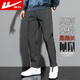 Pantalones deportivos huili hombres primavera y verano pantalones casuales sueltos hombres de encaje heterosexuales corriendo fitness long pantalones de chándal ropa ropa
