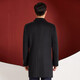 Hongdu Business Mabe Men's Mid-Long Winter Laine Col de combinaison gris foncé à la mode