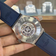 
[Second-hand 99 new] Unused Hublot Classic Fusion Series Automatic Mechanical Titanium Luxury Men's Watch Second-hand Watch Second-hand Luxury Watch 542.NX.7170.LR/Blue Disk