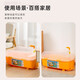 IRIS dog bathtub IRIS pet bathtub dog bathtub cat bathtub Teddy bathtub small orange (suitable for pets within 45cm in length)
