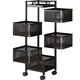 Yicai Nianhua Rotating rack kitchen floor-standing vegetable storage storage rack removable bathroom storage rack six layers 1118