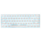 RK61 Wireless 2.4G/Bluetooth/Wired three-mode mechanical keyboard 61 keys compact portable notebook IPAD mobile phone office computer game keyboard white ice blue light tea axis