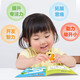 Whole brain development sticker book 0-3 years old (6 volumes) baby concentration training puzzle early education manual brain whole brain intelligence development observation ability fine motor training spatial perception cognitive enlightenment children sticker book sticker green printing