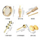 Hanchang [Vente directe officielle] Percussion Instrument Log Set Toys Enseignement Aids Sandboard Sand Hammer Tambourin Triangle Iron Double Ringer Double Ringer une paire