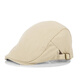 Changyin British style men's forward hat spot autumn and winter casual versatile cotton duck tongue sun hat beret men khaki
