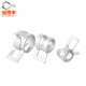 Baode Fengda Cro Elastic Clamp Stahlgürtel Hoop Feder Stahl Klemme Wasserrohröl Hoop 65 Manganstahl Klemme Q673 Rohrklemme M7.5x8x0.6 [50 Stück]