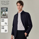 
EMZ Ordos [100% wool] Early spring jacket lapel business casual men's jacket Navy blue L 175/96A