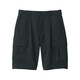 MUJI Men's Water Resistant Stretch Cargo Shorts Pants Casual Pants AED81C3S Black L