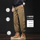 Cotton American style work pants for men in spring, autumn and winter new style loose trendy heavyweight casual pants for men black K316 regular high quality XL 120-140Jin Jin is equal to 0.5 kg