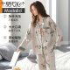 莫代尔睡衣女春秋款长袖纯棉100%长袖中年妈妈女士家居服套装夏款 9227款柔软100%纯棉 高质纯棉 L 体重推荐1001120斤]