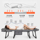 Stable folding bed lunch break folding bed single bed lounge chair camp bed office nap bed eight feet waist belt