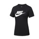 Nike Nike Women's Big Hook Logo T-shirt à cou rond respirant