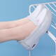 Jin Bingsheng nurse shoes for women in spring and autumn comfortable anti-slip medical work special white shoes for one foot to stand for a long time without tired feet. Nurse shoes pink flowers [anti-wear air cushion model] size 37 size 20 wide feet, fat feet, large size 丨No tiring feet for a long time