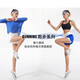 Vansydical Faux Sports en deux pièces Shorts pour femmes Anti-exposition Running Marathon Training Fitness Fitness Lumineux Pantalon de yoga à double couche FPP21037 Black L (recommandé 105-115jin [Jin est égal à 0,5 kg]))