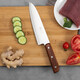 
Deng Jiadao Forging Home 7 chrome stainless steel kitchen knife Hongguibao solid wood knife handle Multi-purpose knife Sande knife JB-751D