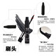 BOB Stunning Slim Mascara Thick Curl Big Eyes Makeup Counter Long-lasting Waterproof No Smudge Beginner