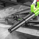 Delis blower, hair dryer, soot blower, lithium charge, high-power industrial outdoor snow blowing, car-mounted fallen leaves and dust grab DS-Storm blowing 3888TV2 electric 1 charge-Liefeng model