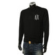 Armani Axe Autumn e Invierno Pure Wool Pure Warm Round Neck Suéter 8nzm4r ZM8AZ Negro 1200 2XL