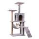 Hanhan pet cat climbing frame four-story large luxury sisal cat toy cat nest cat scratching board cat scratching post cat jumping platform cat shelf pet cat supplies cat toys cat tree gray