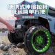 Jazz Coolpad Wrangler children's electric car can be used for adults, baby four-wheel drive off-road vehicle, boys and girls remote control toy electric car, top-end + gray + leather seat + luminous soft wheel + 12V12A