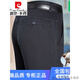 Pierre cardin high-end jeans men's summer thin high waist loose straight middle-aged elastic wear-resistant high-end casual business trousers 3888 medium blue 30 2 feet 3 [120Jin [Jin equals 0.5 kg] about]